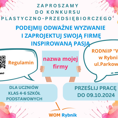 „Podejmij ODWAŻNE wyzwanie i zaprojektuj swoją FIRMĘ inspirowaną PASJĄ”