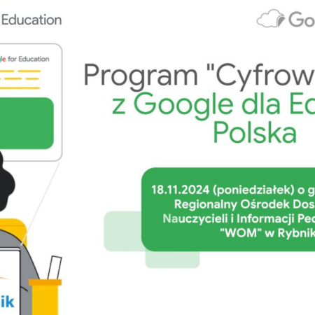 Wydarzenie edukacyjne Google - "WOM" w Rybniku 2024